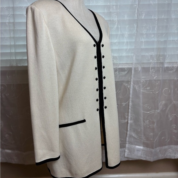 St John’s Collection by Marie Gray Santana Knit Cardigan/Blazer, Vintage, Size 8 - Picture 5 of 10